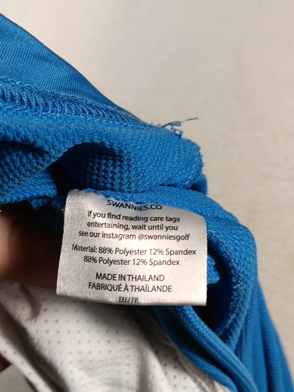 Swannies Golf Pullover Mens XL Blue Ivy Hoodie Performance Athleisure - Picture 3 of 11